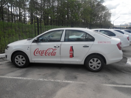 Брендирование автомобилей Кока-Кола431