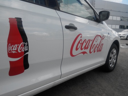 Брендирование автомобилей Кока-Кола436