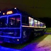Новогодний троллейбус МУП ТТП