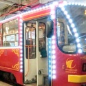 Новогодний трамвай МУП ТТП